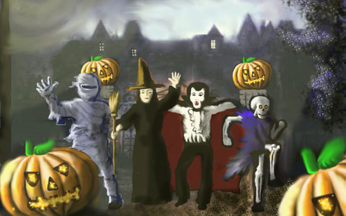 Happy Halloween (ilustroval Patrik Turoň)
