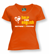 Raglan, oranžová, potisk bílo žlutý Raglan, oranžová, potisk bílo žlutý