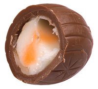 a Cadbury Creme Egg