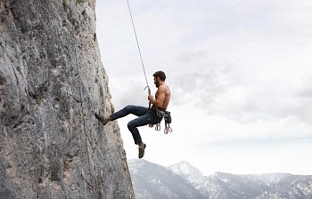 abseiling