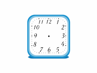 animated clock