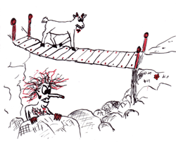 Billy Goats Gruff, illustrated by Hana Filipi