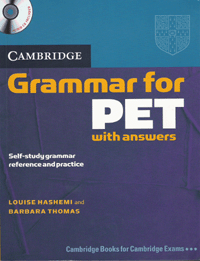 Obálka Cambridge Grammar for PET