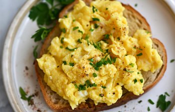 scrambled eggs