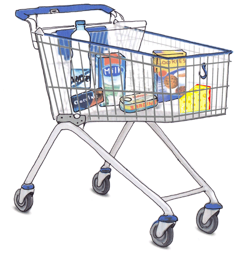 click on shopping trolley