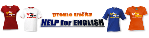 Trička Help for English
